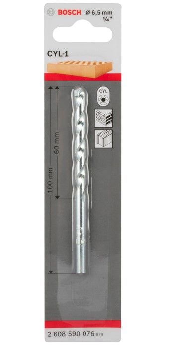 Broca Concreto BOSCH CYL- 6.5 MM - 1/4  BLISTER / BOSCH-TABLA-ACC