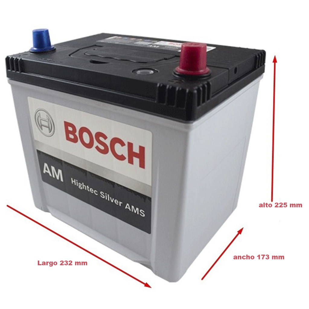 Bateria Carro BOSCH / N50Z / 100D23L / AMS / 650 CCA / 70 AH / BOSCH-