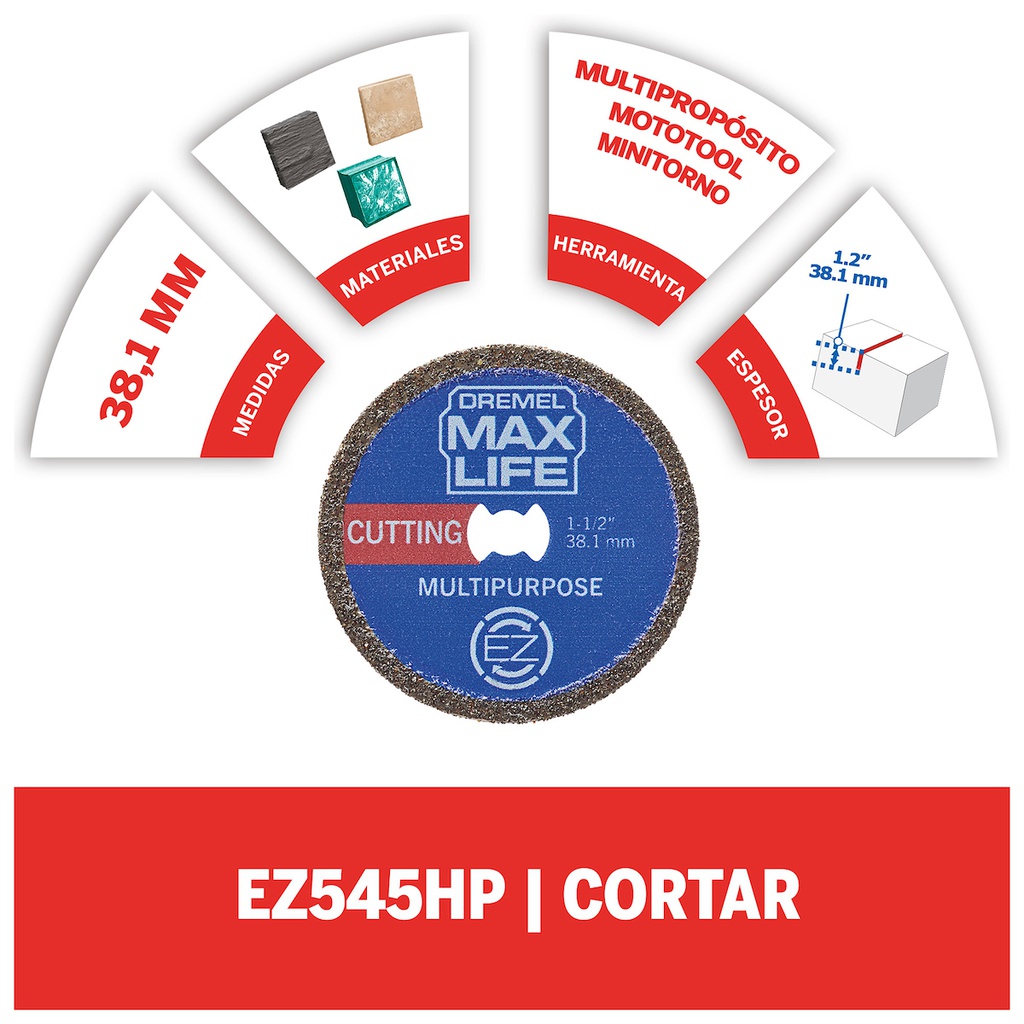 Disco de diamante Dremel EZ545HP / BOSCH-