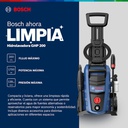 Hidrolavadora BOSCH GHP 180 / 1,800 PSI / 1600 W / 6.3Lt /Min / DEWALT-