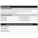 Compresor 7.5 HP 80 Gal 175 PSI CAMPBELL HAUSFELD / BOSCH-