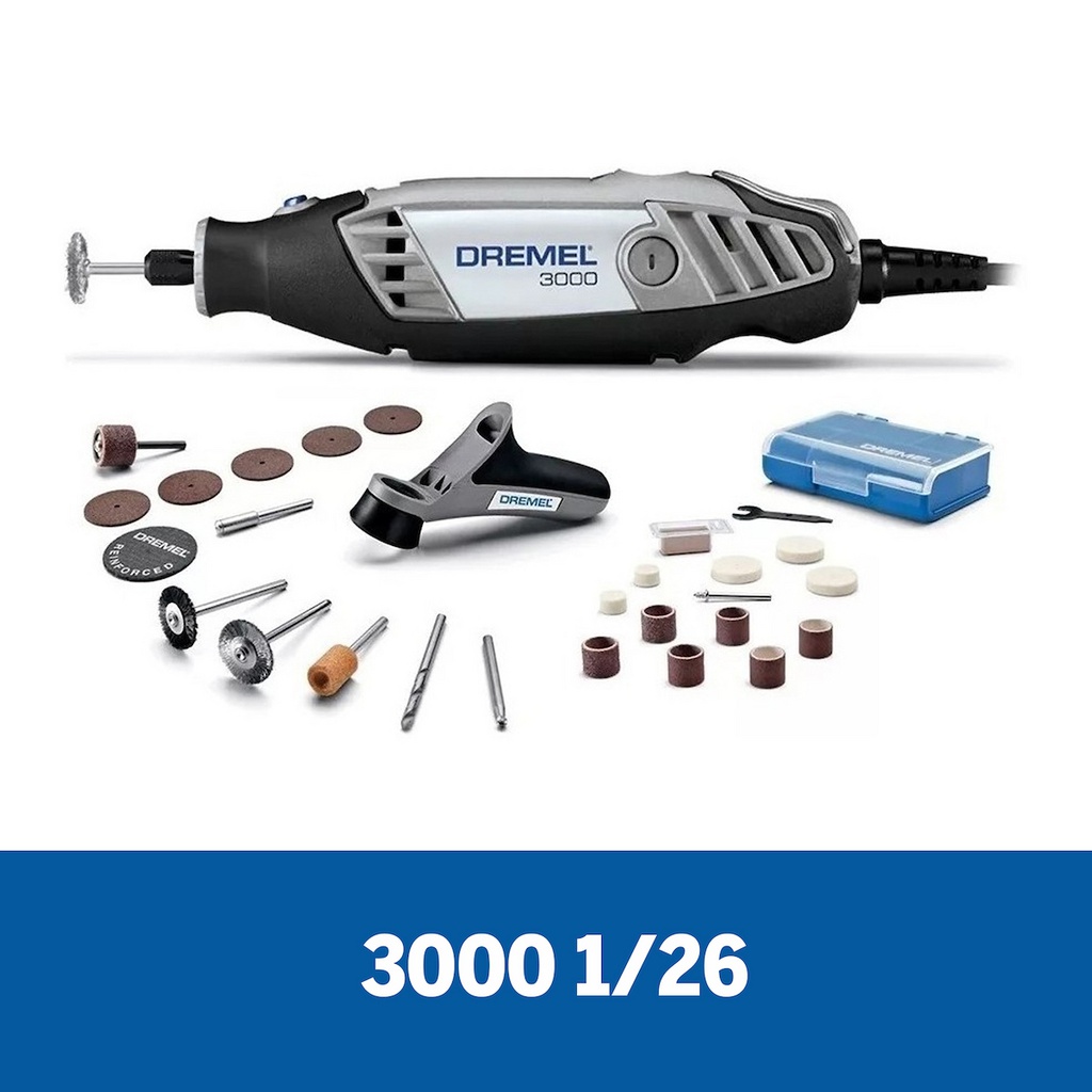 Moto Tool Dremel 3000 26 Accesorios / BOSCH-8-C-2-E