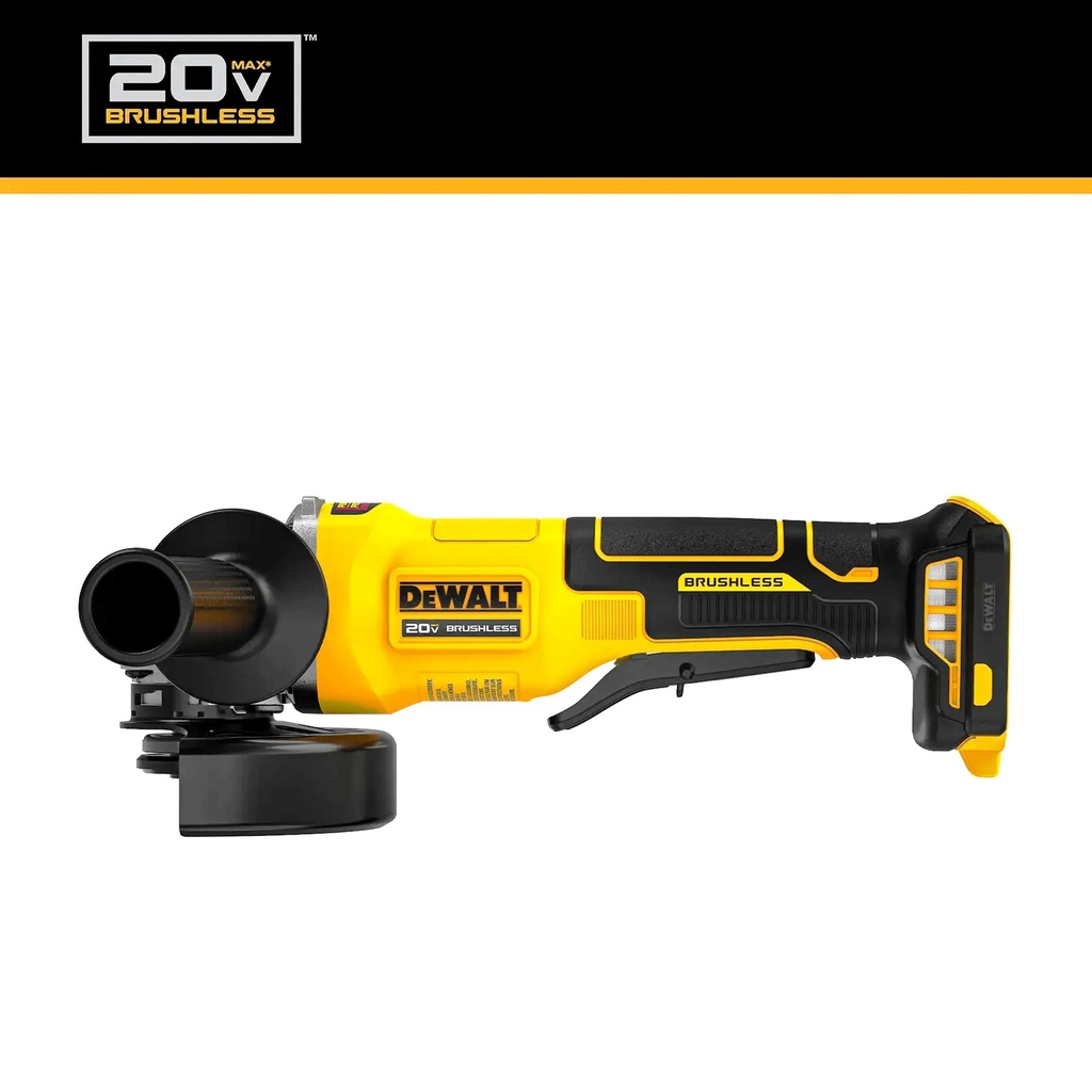 Amoladora 4 1/2" DEWALT 20V / BARETOOL / GRATIS DCB204 + DCB1104 / DEWALT-6-D-1-C/17-C-3-A