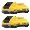 Combo Taladro DCD1007+DCF845 / 2 Bateria 4 Ah / 20 V / GRATIS DW088CG / DEWALT-
