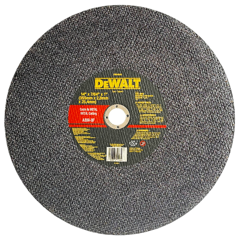 Disco abrasivo 14" corte metal  2M / 2.8 mm / DEWALT-PASILLO-5-FONDO