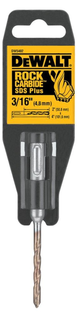 Broca SDS Plus 3/16" X 4" DEWALT / DEWALT-TABLA 4