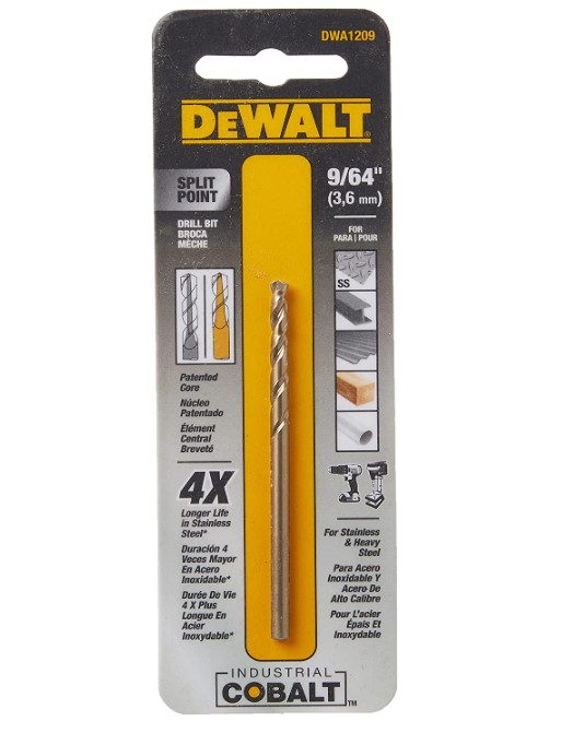 Broca Metal Madera Cobalto 9/64&quot; DeWalt / DEWALT-5-B-3-B-1