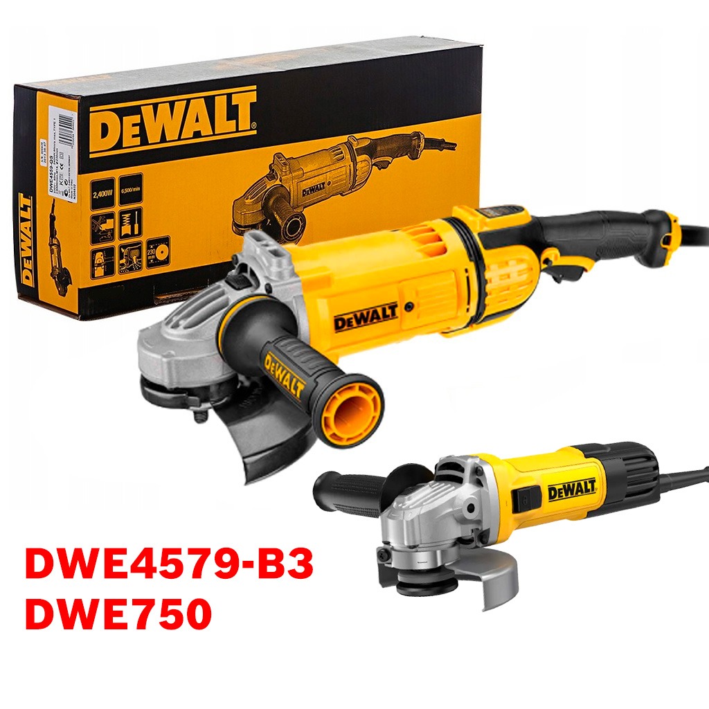 Amoladora 9" DEWALT DWE4579 4 HP COMBO + DWE750 / DEWALT-7-C-1