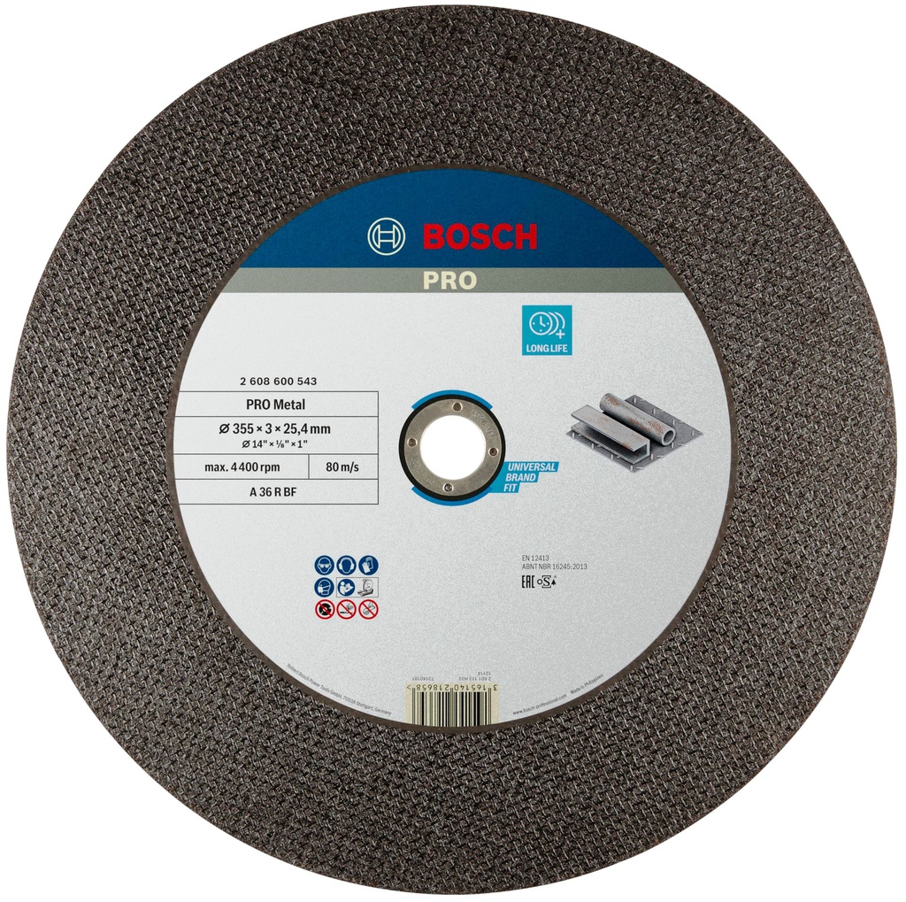 Disco abrasivo 14" corte metal  2M BOSCH / BOSCH-