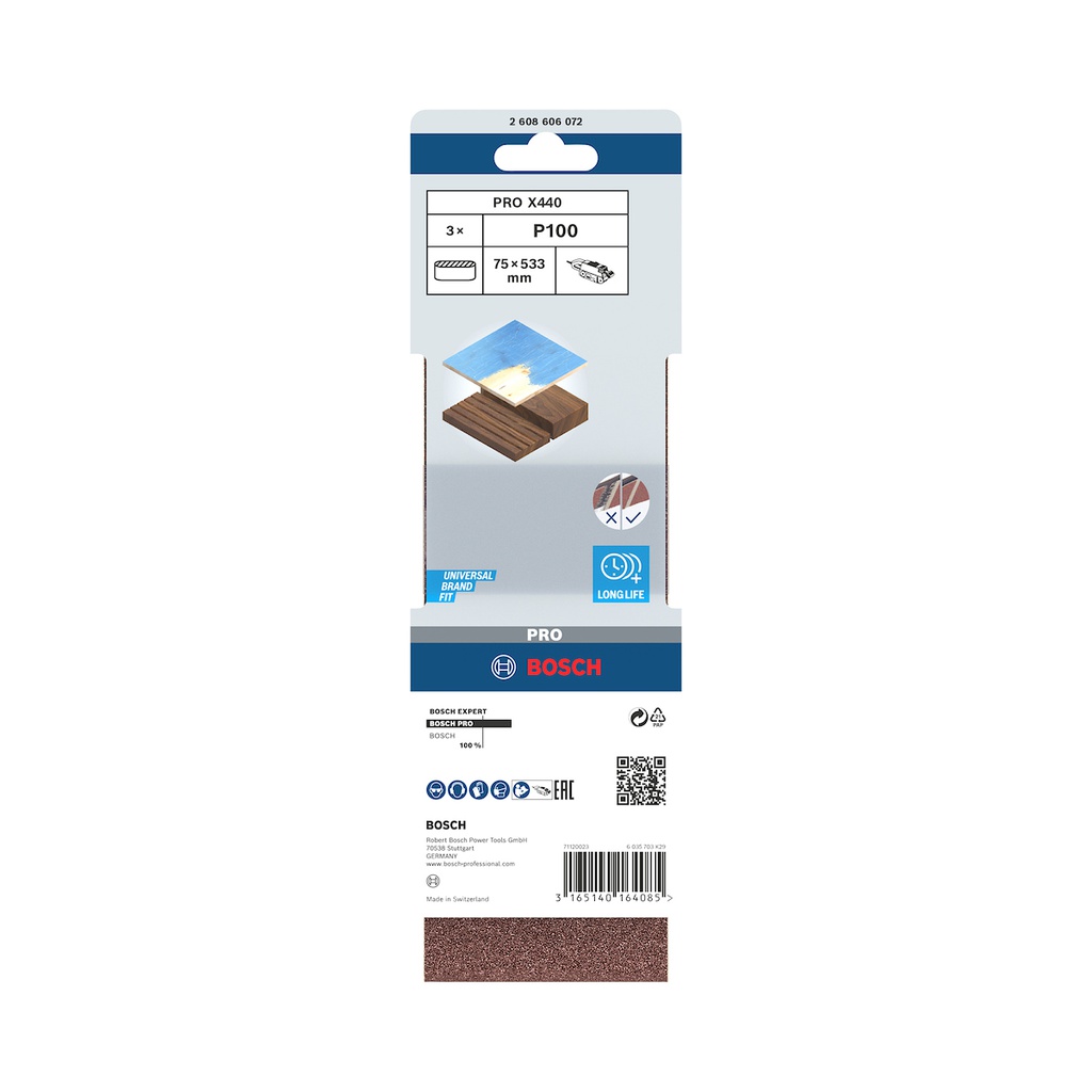 Lija de Banda 3X21 G 100 3 PCS BEST / BOSCH-TABLA-5