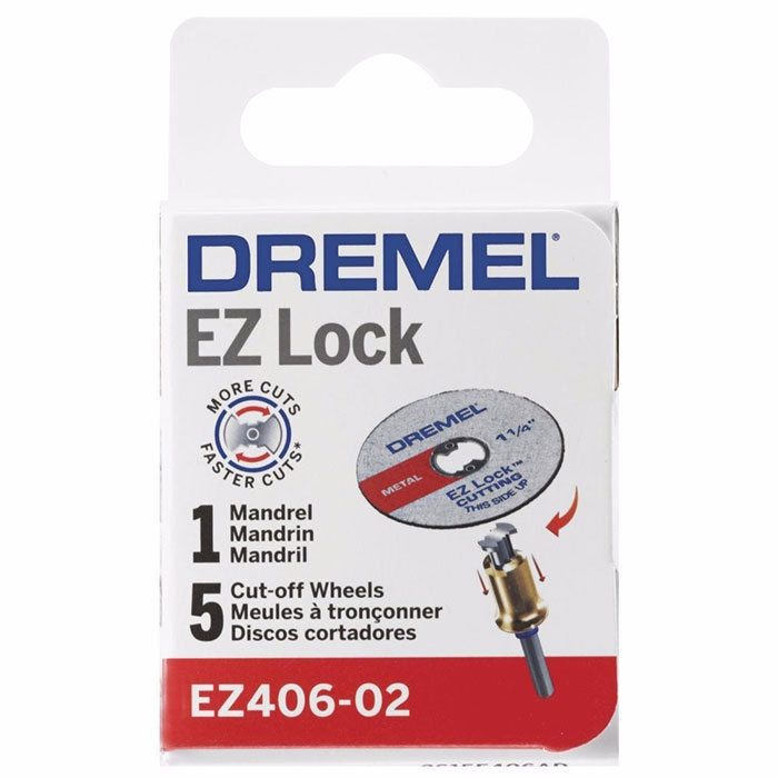 Ruedas Cortadoras EZ DREMEL / Kit 5 Unidades / EZ406 + Mandril / BOSCH-