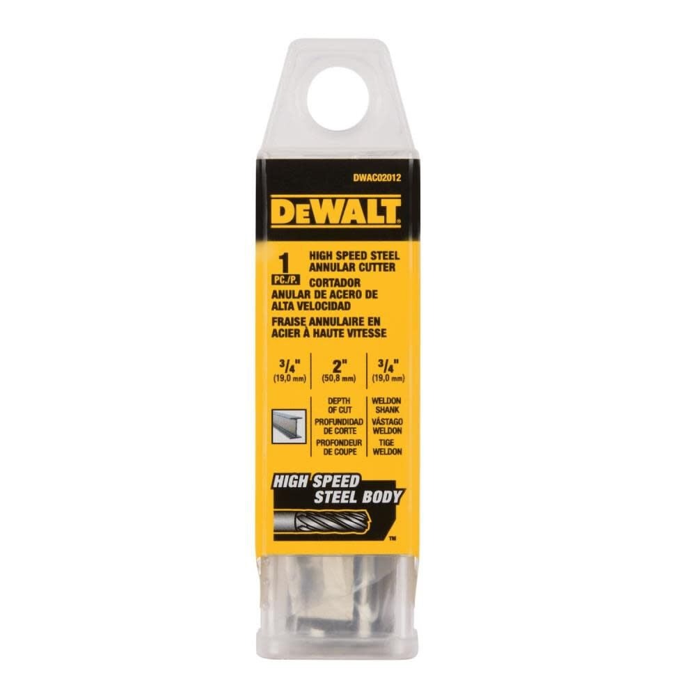 Broca Anular DEWALT 19 mm / 3/4" x 2" / DEWALT---TABLA 2