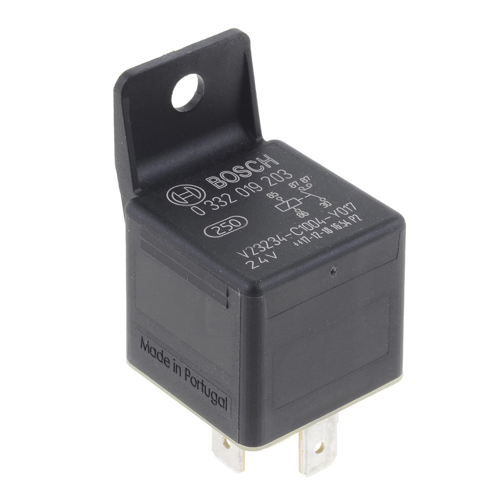 Relay BOSCH 24V / 20 Amp 5 Terminales 87 / BOSCH-
