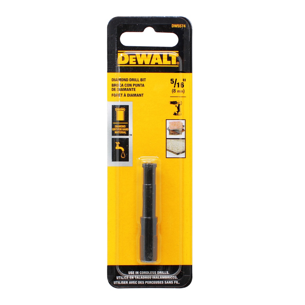 Broca Diamantada 5/16" / PORCELANA Y CERAMICA / DEWALT-5-D-2-F-2
