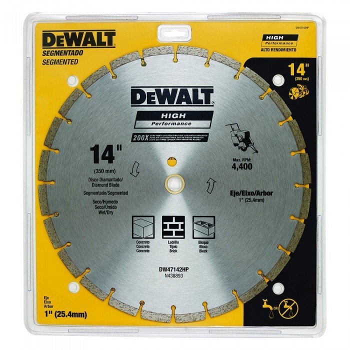 Disco de diamante 14" DEWALT / DEWALT-2-Tabla-6