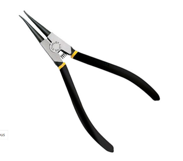 Pinza Recta 7" /Anillos de Retencion / Exterior / STANLEY / DEWALT