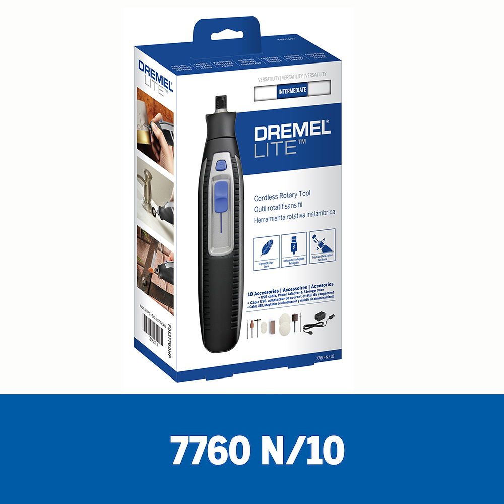 Moto Tool Inalambrico 4 V Dremel LITE / 7060 10 Accesorios / BOSCH-18-D-3