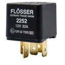 Relay FLOSSER 12V / 30 Amp 5 Terminales 87 - 87 / BOSCH-10-C-1