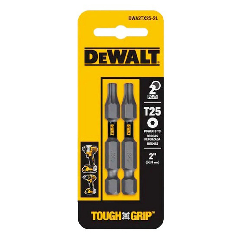 Punta Torx T25 DEWALT / 2 UNIDADES / DEWALT-5-B-2-B-1