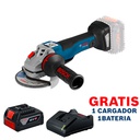 Amoladora 5" GWS 18V-10 PC / BARETOOL / GRATIS 1-BATERIA + 1-CARGADOR / BOSCH-5-E-1
