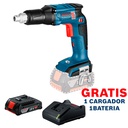 Atornilladora GSR 18V-EC TE  Tabla Yeso / BARETOOL / GRATIS 1-BATERIA + 1-CARGADOR / BOSCH-9-C-1