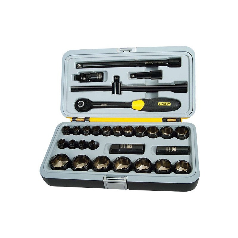 Juego / Dados / Corto 1/2&quot; / 30 Piezas 6 puntos / STANLEY / DEWALT-6-A-3-B