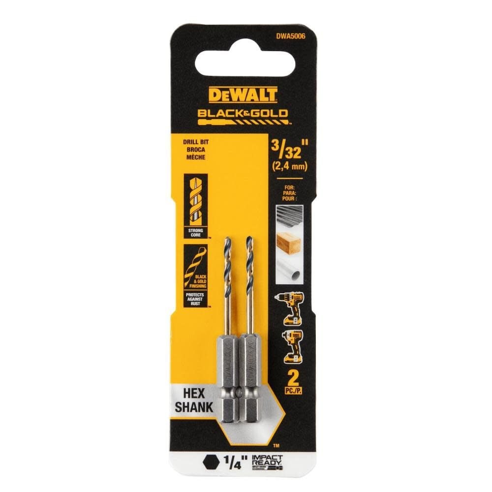 Broca Metal Madera / HEXAGONAL / 3/32" / DEWALT-Tabla-3