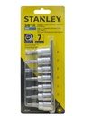 Juego / Puntas TORX / Raiz 3/8" / 7 Piezas / STANLEY / T15, T20, T25, T30, T40, T45 y T50 / DEWALT-TABLA B2