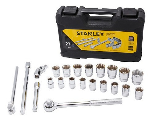 Juego / Dados / Corto 1/2" / 23 Piezas 12 puntos / MM / STANLEY / DEWALT-
