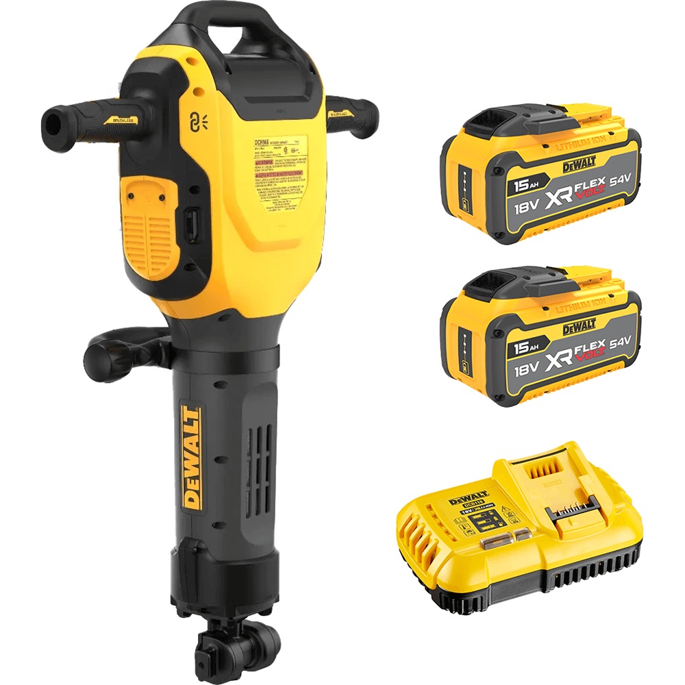 Martillo Demoledor 15 KG DEWALT HEXAGONAL 1 1/8" / 60 V FLEXVOLT / MOTOR BRUSLESS / 41 Joules  / DEWALT-
