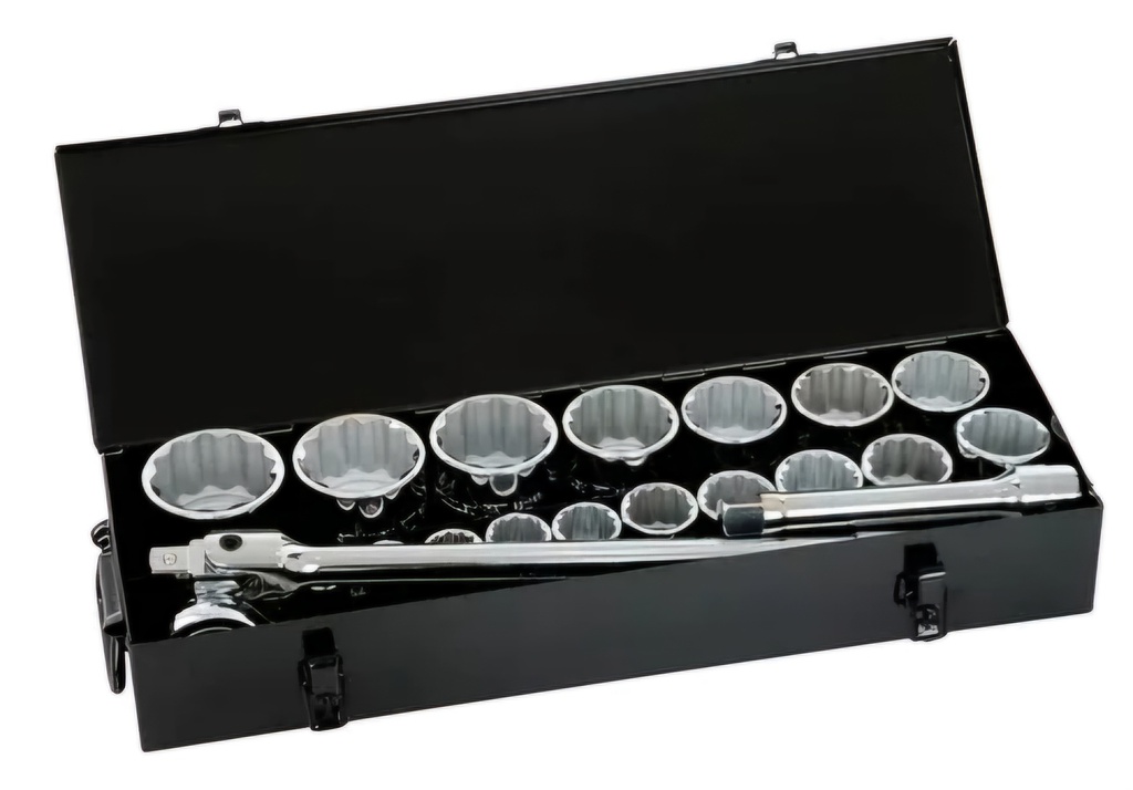 Juego / Dados / Corto 3/4" / 21 Piezas 12 puntos / Pulgadas/ STANLEY / DEWALT-