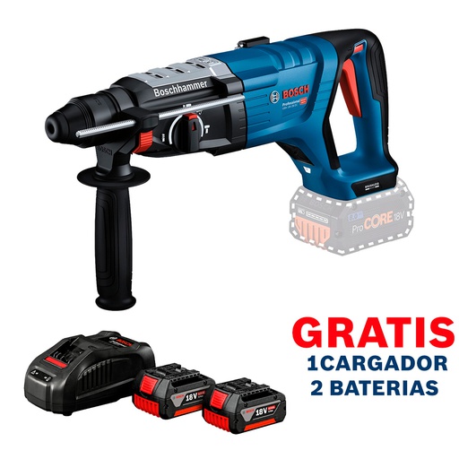[1919-000-OF] Martillo Perforador 2 KG GBH 18V-28 DC / BARETOOL / GRATIS 2-BATERIA + 1-CARGADOR  / BOSCH- 7-A-5-A