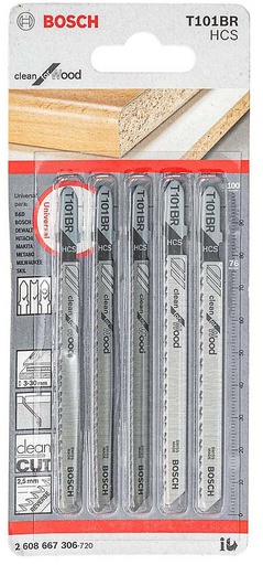 [2608667306] Sierra / 'Cuchilla para Caladora T101BR 5U / BOSCH-