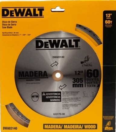 [DWA03140] Disco Sierra Circular 12" DEWALT 60 Dientes / Eje 5/8" / 1" / DEWALT-2-Tabla-6