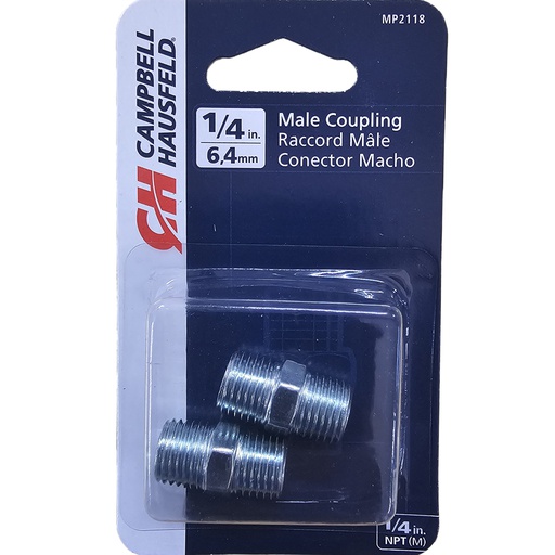 [MP2118] Compresor ACCE. Conector Macho Macho 1/4 Cambell Husfeld / DEWALT-5-C-1-D