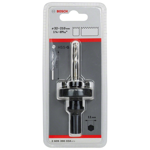 [2609390034] Adaptador Hex. 11mm ( para Corona Perforadora 1 1/4" a 8" ) / BOSCH-TABLA-5