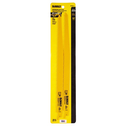 [DW4804-2] Sierra / 'Cuchilla Sable 12" DW4804-2 / MADERA 12" Largo / 2 Unidades / DEWALT-Tabla-4