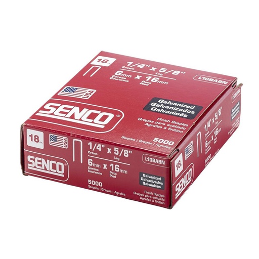 [L10] Grapa Senco 1/4 Cabeza 5/8 Calibre 18 (5,000 Unidades) / DEWALT-7-E-2-H