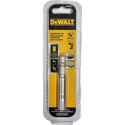 [DW5576] Broca Diamantada 3/8" / PORCELANA Y CERAMICA / DEWALT-5-D-2-F-4