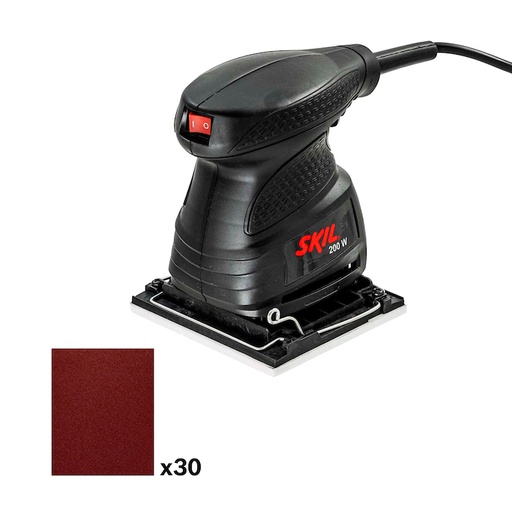 [7232-AE] Lijadora Orbital SKIL 1/4&quot; / + 30 LIJAS / BOSCH-6-B-3