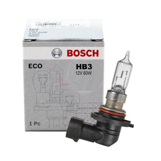 [1987302807] Bombilla BOSCH / ECO LINE / HB3 ( 9005 ) / 12V / 60 W / ECO / BOSCH-