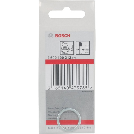 [2600100212] Anillo Reductor Sierra Circular BOSCH / DEWALT / 20 a 16 mm / BOSCH-3-D-2-B-1