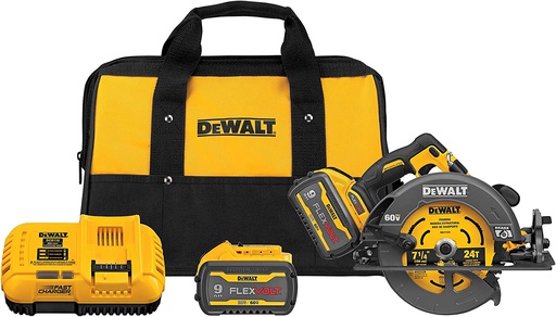 [DCS578X2] Sierra Circular DEWALT 7 1/4&quot; 60V 9 Ah FLEXVOLT / 2 Bateria / DEWALT-7-D-2-B-1