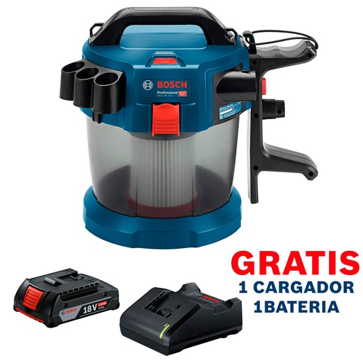 [19C6-OF] Aspiradora GAS 18V-10L BOSCH / BARETOOL / GRATIS 1- Bateria 1- Cargador / BOSCH-VENTANA 3
