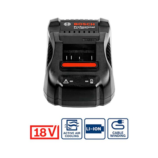 [1600A015TK] Cargador Bateria BOSCH 18V / 8 Amp HORA /  GAL 1880 CV / BOSCH-5-C-2-C/[PASILLO-15]