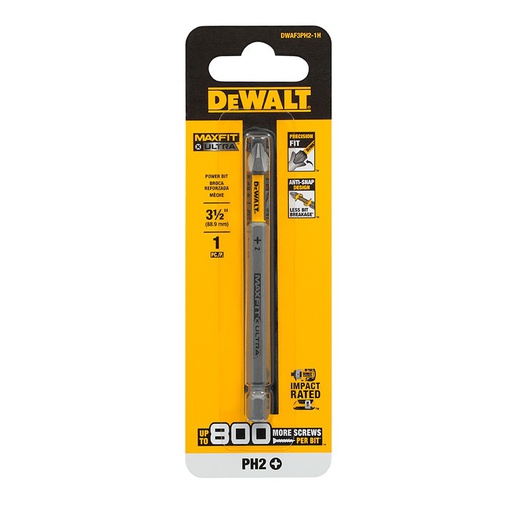 [DWAF3PH2-1H] Punta No 2 Philips de 3 1/2&quot; DeWalt / MAXFIT ULTRA / DEWALT-5-B-2-B-1
