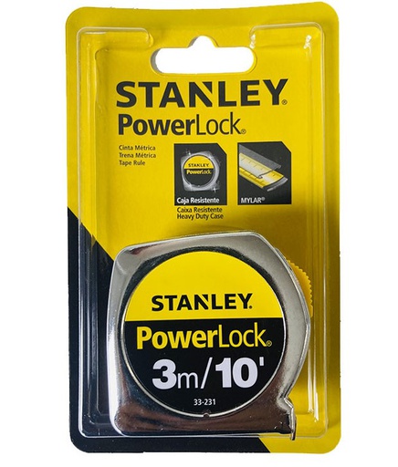 [33-231S] Metro Magnetico 3 Metros STANLEY / POWERLOCK / DEWALT-