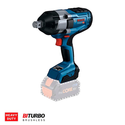 [19J8] Pistola de Impacto 3/4&quot;  GDS 18V-1050 H / 1050 NM / BITURBO / BARETOOL / BOSCH-18-D-1-B