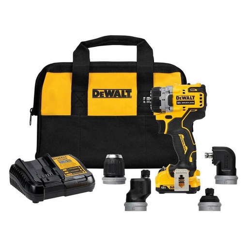 [DCD703F1K1] Taladro inalambrico 12 V DEWALT Voltios DCD703F1 / DEWALT-6-E-3-D-1