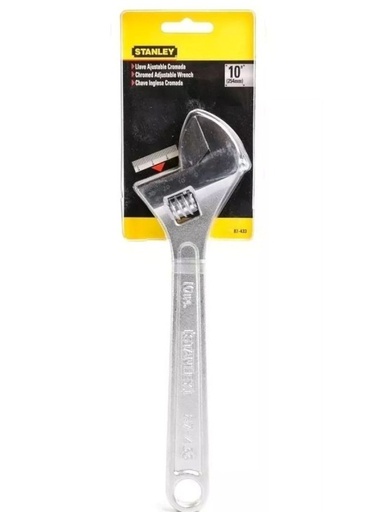 [87-433LA] Llave Ajustable STANLEY de 10" de largo / Cangrejo / DEWALT-TABLA-B2